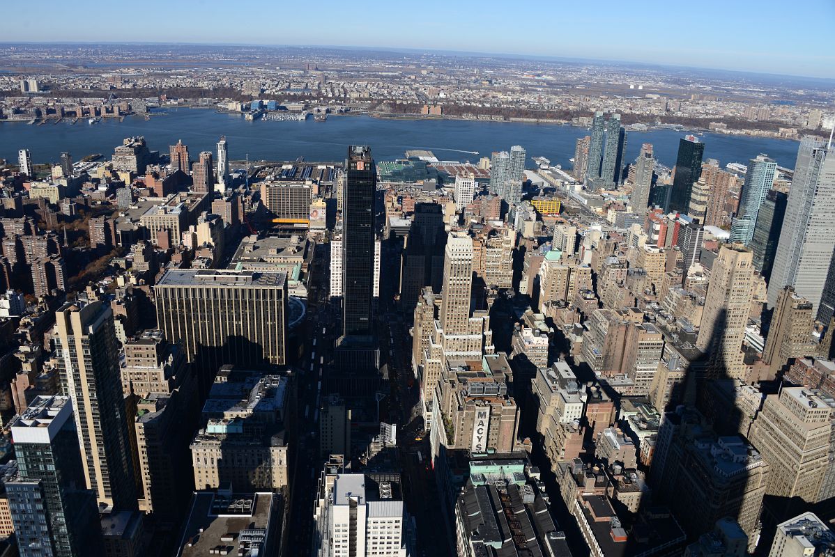 New York City Empire State Building 12A West View To Hudson River, One Penn Plaza, Madison Square Garden, New York Times